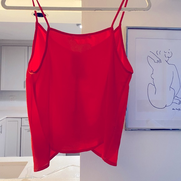 NWT Lush Devon Knot Red Tank Size Small - Picture 3 of 4